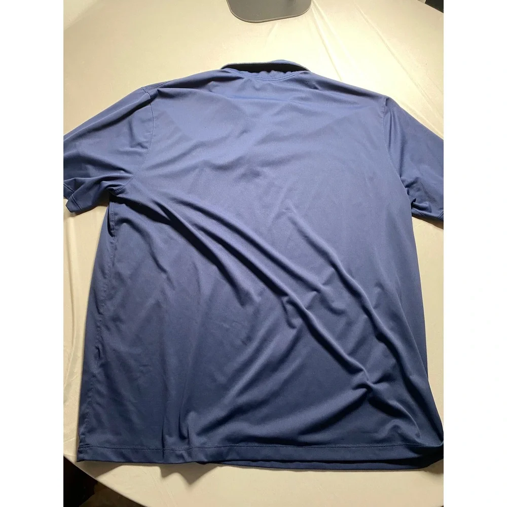 Nike Golf BMW Polo Shirt Mens XL Navy Blue Short Sleeve Performance 883681-410